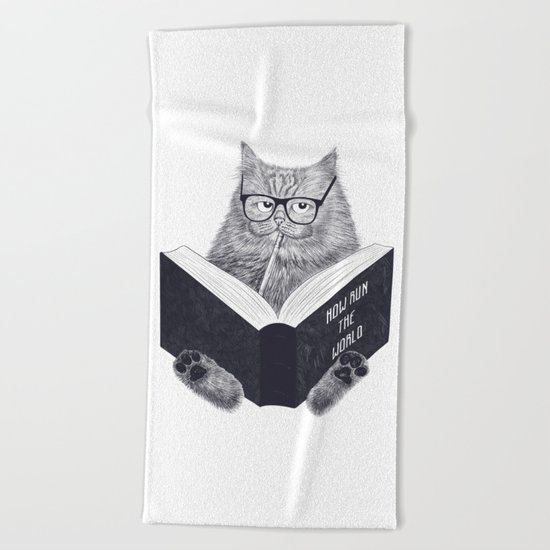 How run the world Beach Towel