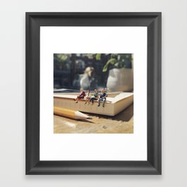Sun therapy Framed Art Print