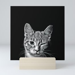 Emoji Cat Mini Art Print