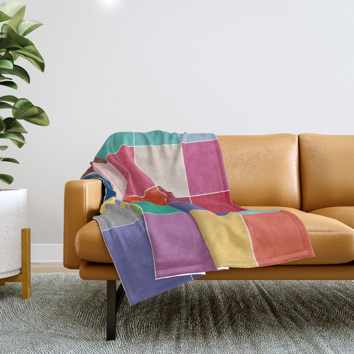 PANTONE COLOR OF THE YEAR 22 YEARS - 2000 - 2022 - 25 COLORS Throw Blanket