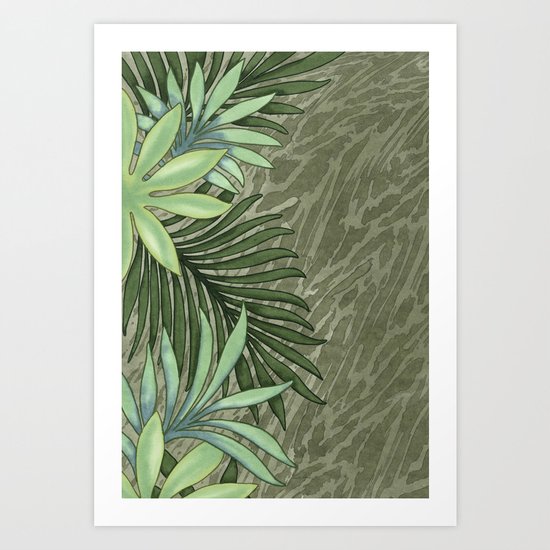 A Run Through the Jungle Art Print