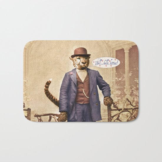 One Cool Cat: "Well . . . Hello, kitties!" Bath Mat