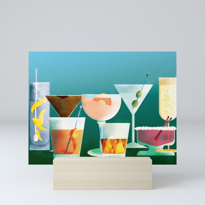 Cocktail Hour Mini Art Print