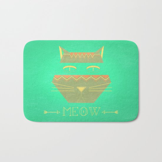 almost in cognito meow Bath Mat