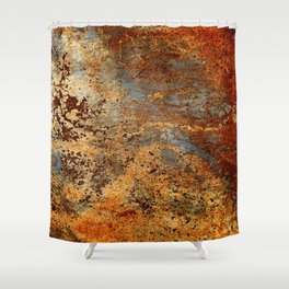 Beautiful Rust Shower Curtain
