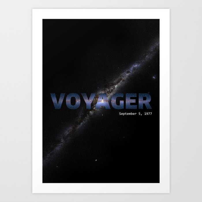 NASA Voyager Art Print