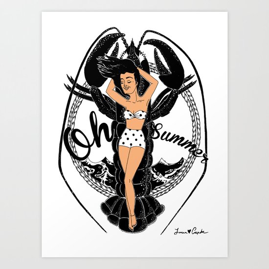 Oh Summer (Version II) Art Print