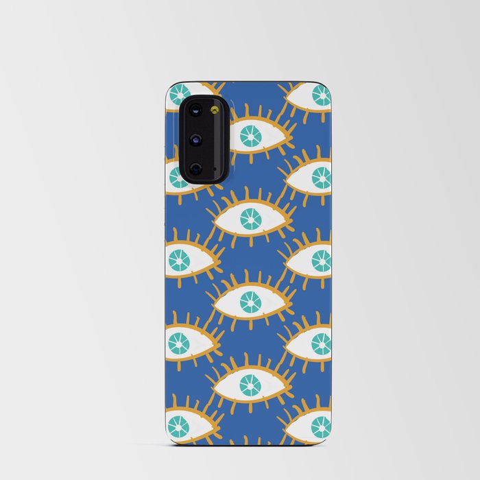 Eyes don't lie Android Card Case | Drawing, Digital, Ink/pen, Other, Pattern, Pop-art, Abstract, Pattern-eyes, Eyes, Bohoo