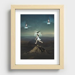 Flying to Infinity Recessed Framed Print