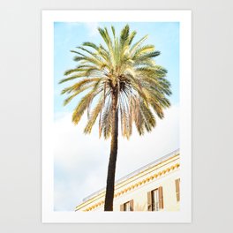 Bella Roma - Palm in Rome #1 #wall #art #society6 Art Print