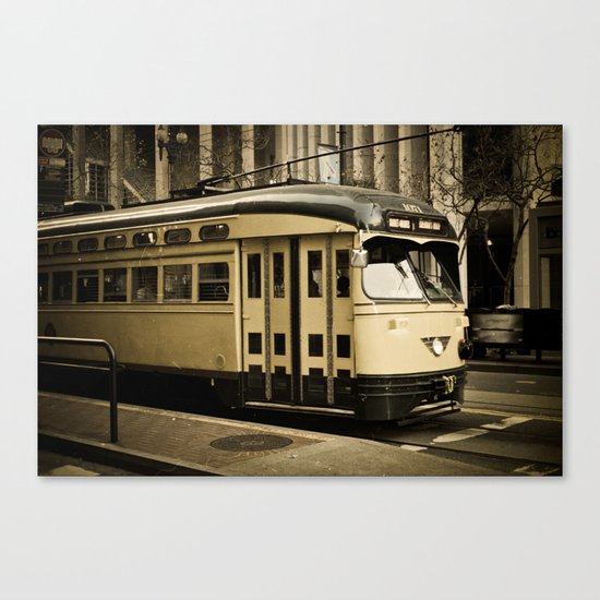 San Francisco Street Car Canvas Print