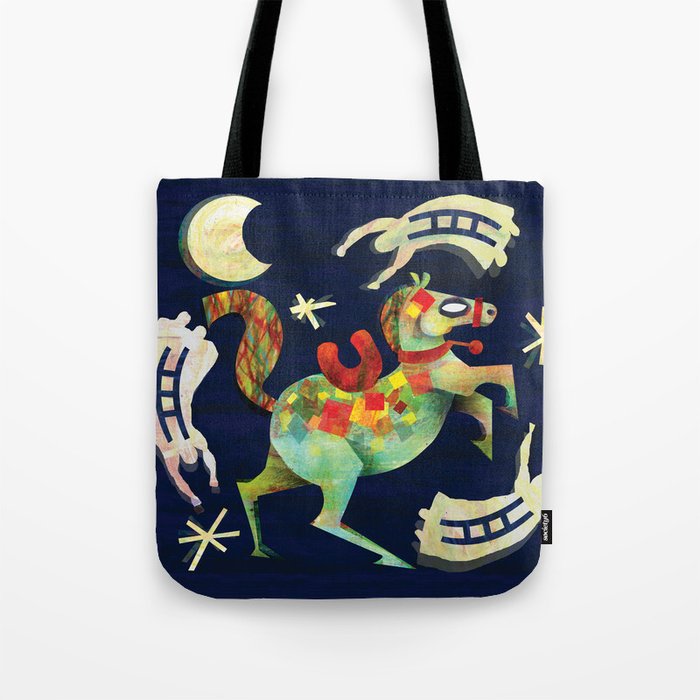 Night Horse Tote Bag