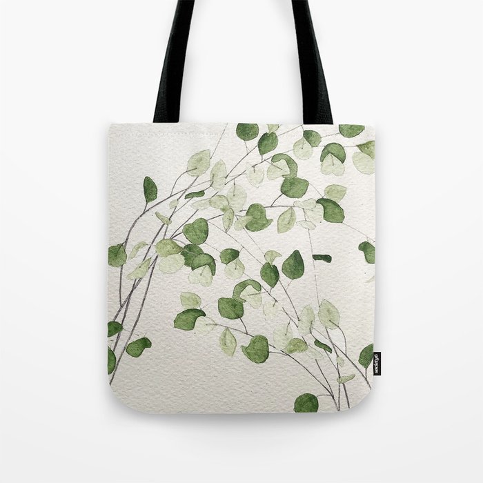 Eucalyptus branches Tote Bag by blackravengraphics | Society6