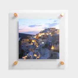 Santorini Island, Greece | Cyclades Islands | Mediterranean Sea | Greek Islands Photography 03 Floating Acrylic Print