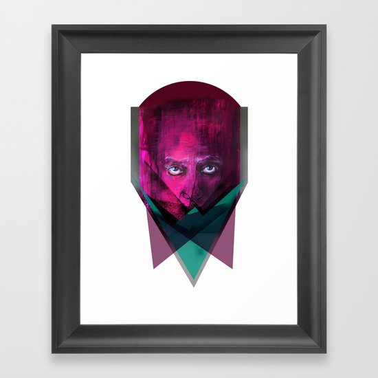 THREE-ANGLE Framed Art Print