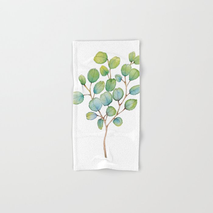 Eucalyptus leaves Hand & Bath Towel