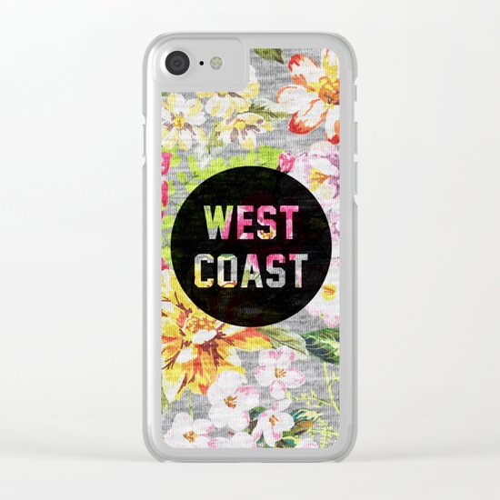 West Coast Clear iPhone Case
