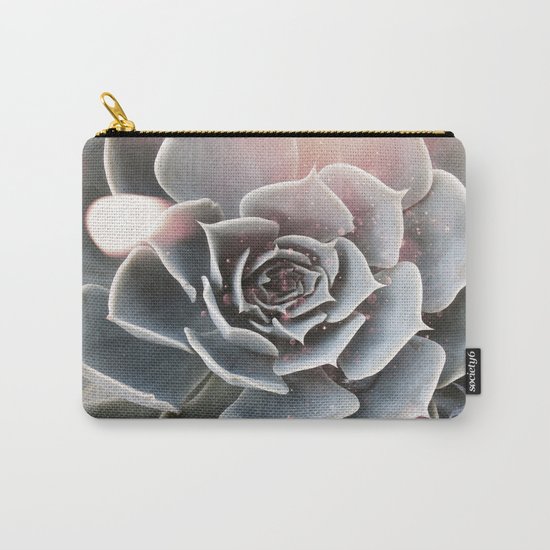 Shiny Succulent Carry-All Pouch