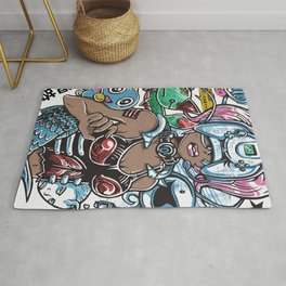 Space Channel Hair Rug