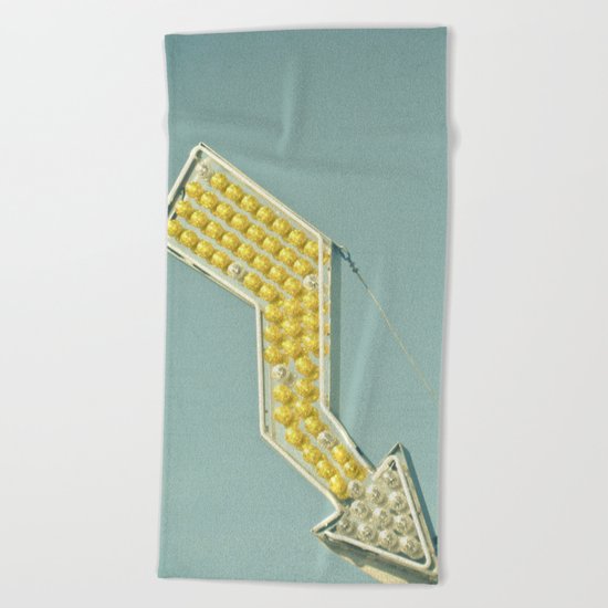 Golden Arrow Beach Towel