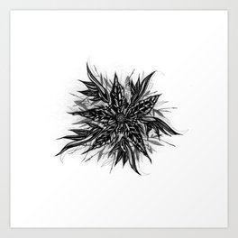 GR1N-FL0W3R (Grin Flower) Art Print
