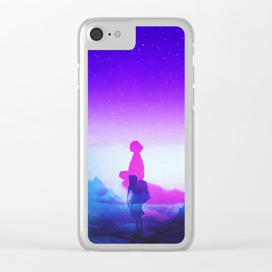 Wonder Never Cease Clear iPhone Case