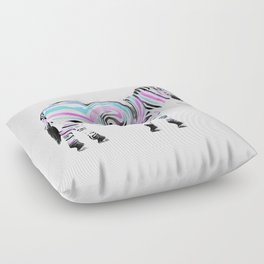 Zebra Swirl Floor Pillow