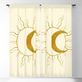 Sun and Moon Blackout Curtain