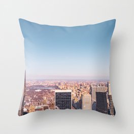 Central Park Views | Panoramic Photography | New York City Throw Pillow