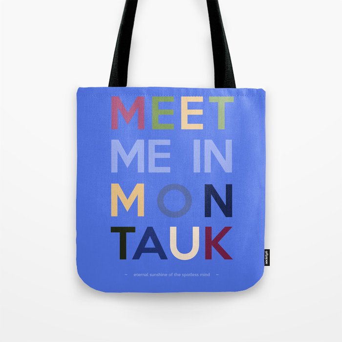 Meet Me In Montauk Tote Bag