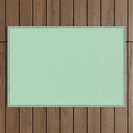 Pastel Mint Green Solid Color - Pairs with Valspar America Green Vibe Patel Green 6002-7B Outdoor Rug