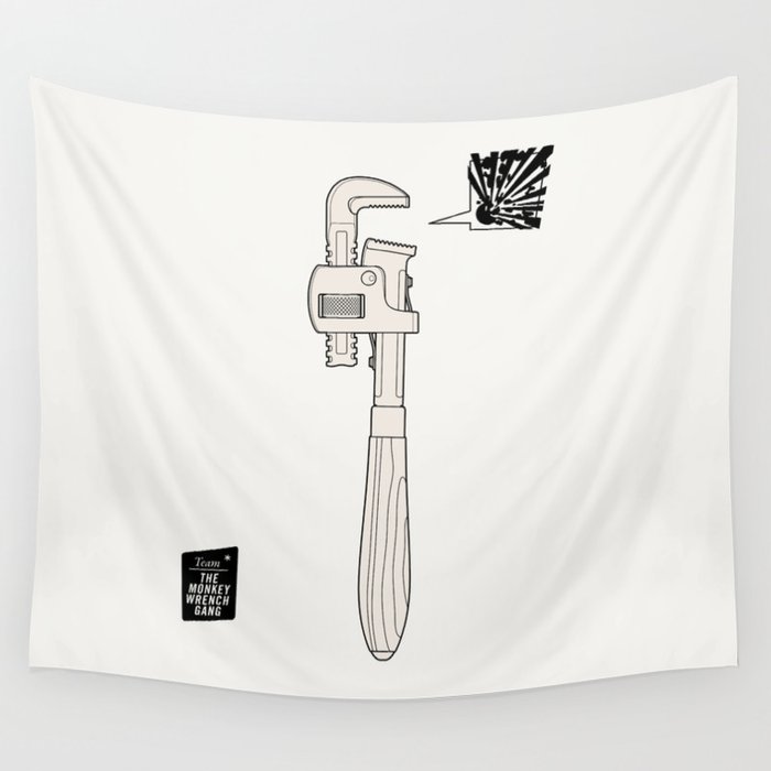 Team The Monkey Wrench Gang Wall Tapestry