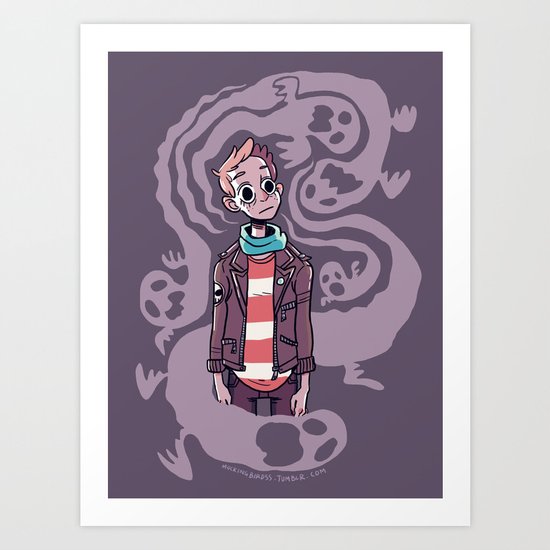 Ghosties Art Print