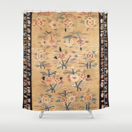 Bessarabian Floral European Kilim Print Shower Curtain