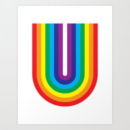 U – Color Art Print