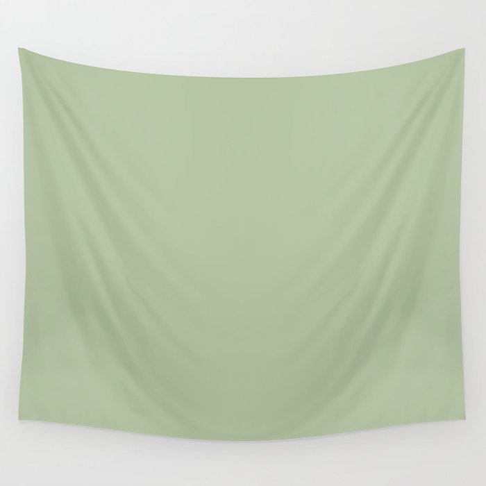 CELADON GREEN solid color Wall Tapestry
