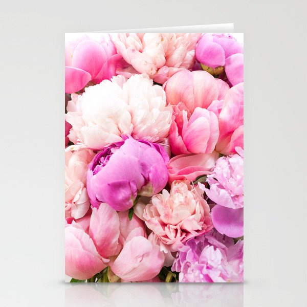 Peonies Stationery Cards