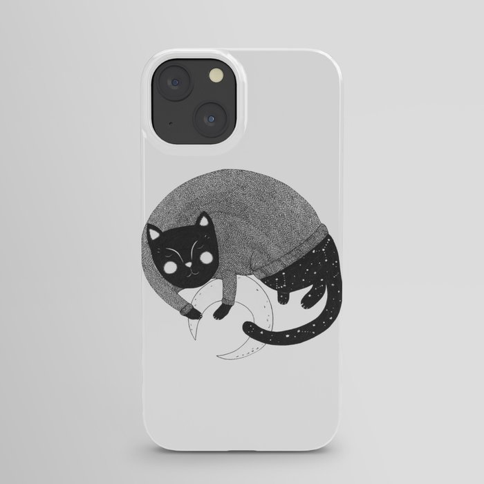 Night cat iPhone Case