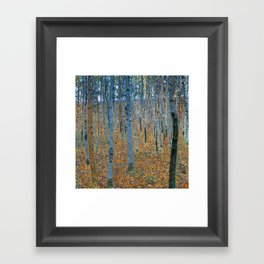 Gustav Klimt - Beech Grove I - Forest Painting Framed Art Print