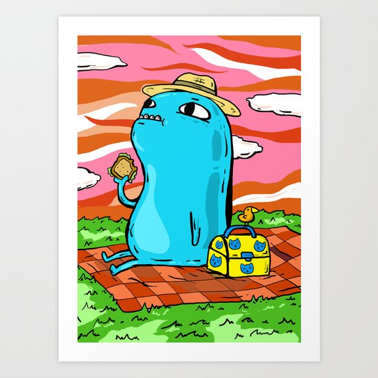 Sandwich Time Art Print