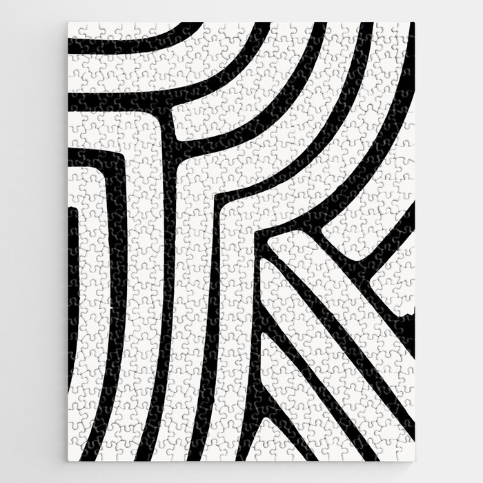 Abstract Stripes XXVIII Jigsaw Puzzle