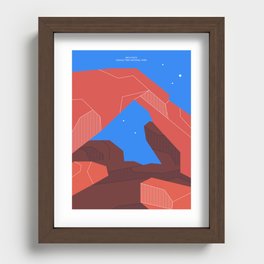 Arch Rock Joshua Tree NP Recessed Framed Print