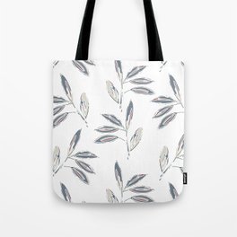 Abstract leaves neutral Tote Bag