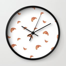 Croissants Wall Clock