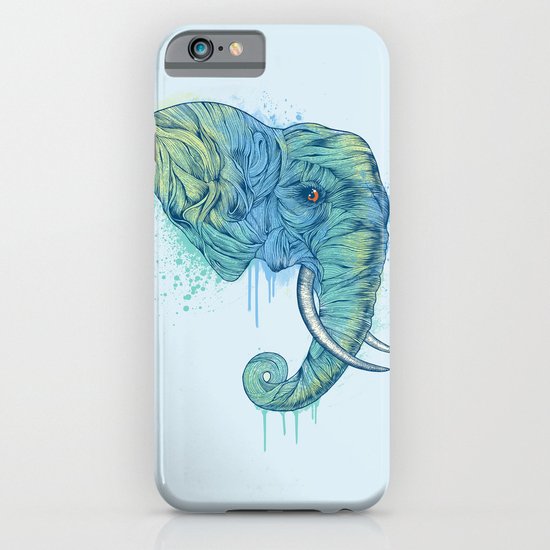 Elephant Portrait iPhone & iPod Case