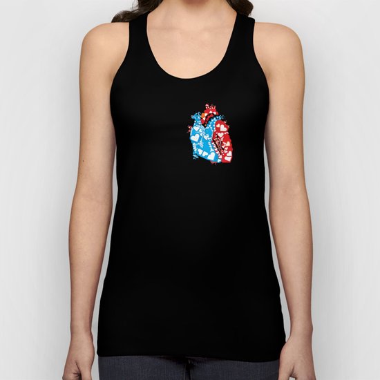Heart of Hearts Unisex Tank Top