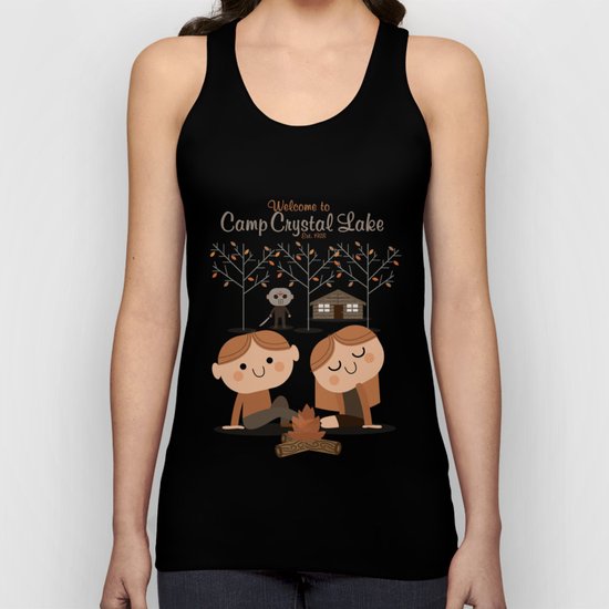 welcome to camp crystal lake Unisex Tank Top