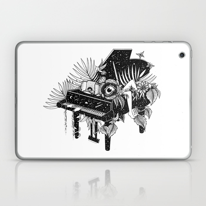 Piano Melody Of Life Laptop Ipad Skin By Melpomenisart Society6