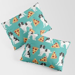 Japanese Chin cheery pizza slice junk food funny cute gifts for dog lover pet friendly pet protraits Pillow Sham