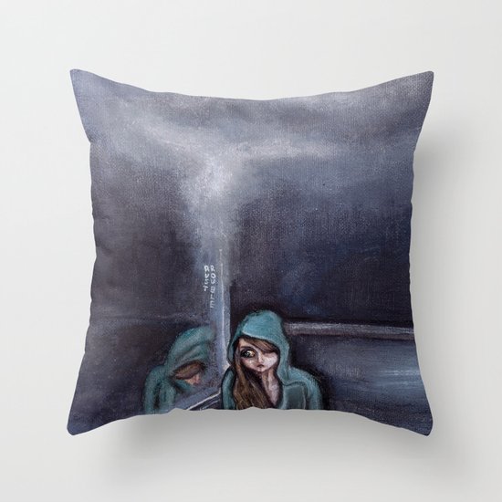 never go home (homesick) Throw Pillow